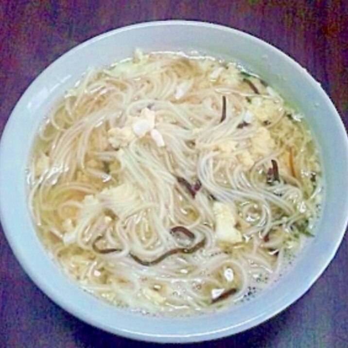 かんたん！塩昆布にゅうめん